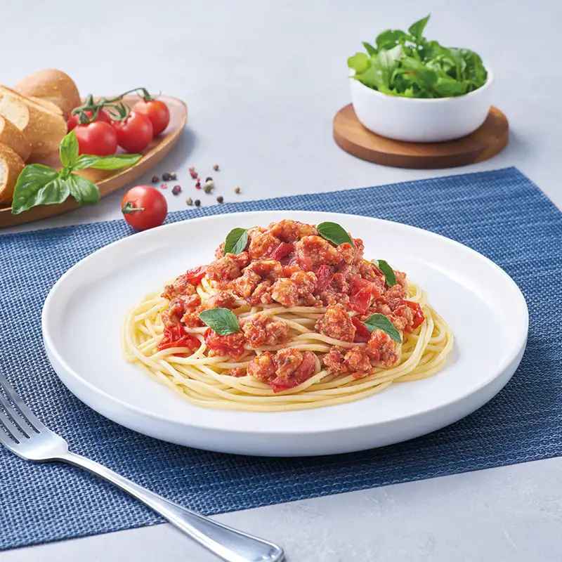 Plant-based Spaghetti Bolognese